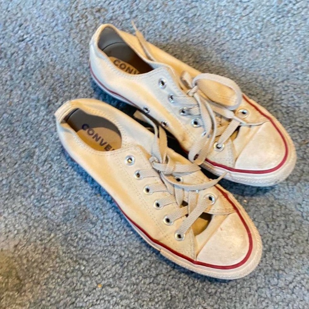 Converse Beige High-Top Sneakers